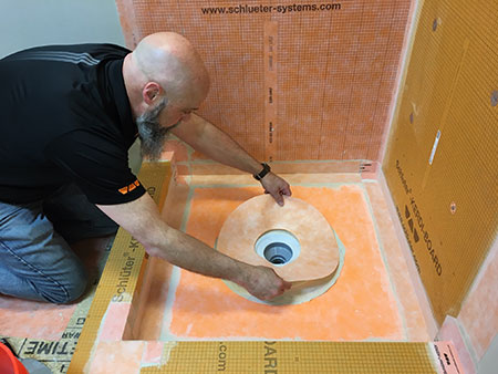 Schluter®-KERDI-BOARD Installation